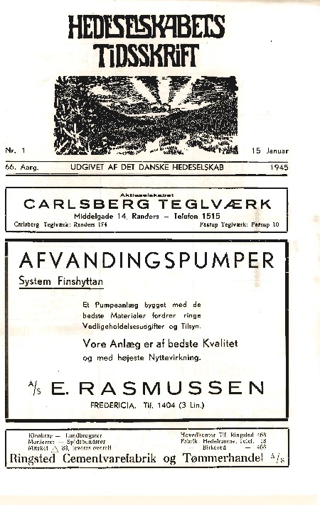 Hedeselskabets Tidsskrift - Nr. 1 1945