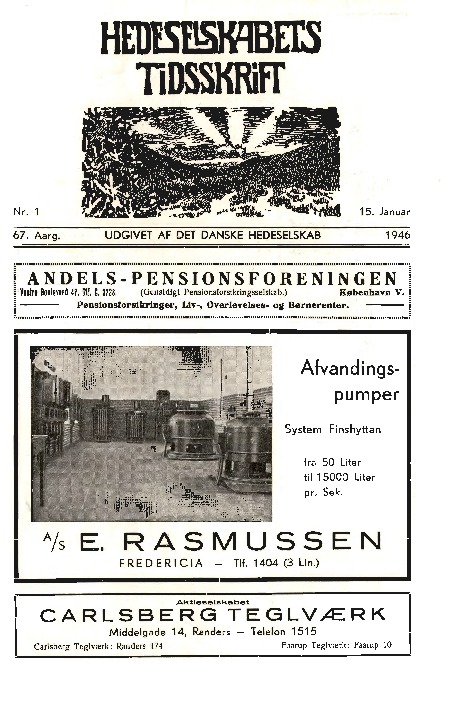 Hedeselskabets Tidsskrift - Nr. 1 1946