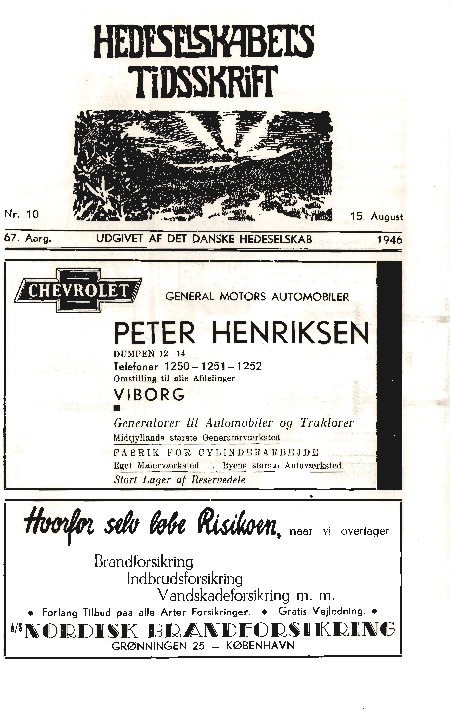 Hedeselskabets Tidsskrift - Nr. 10 1946