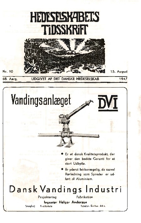 Hedeselskabets Tidsskrift - Nr. 10 1947