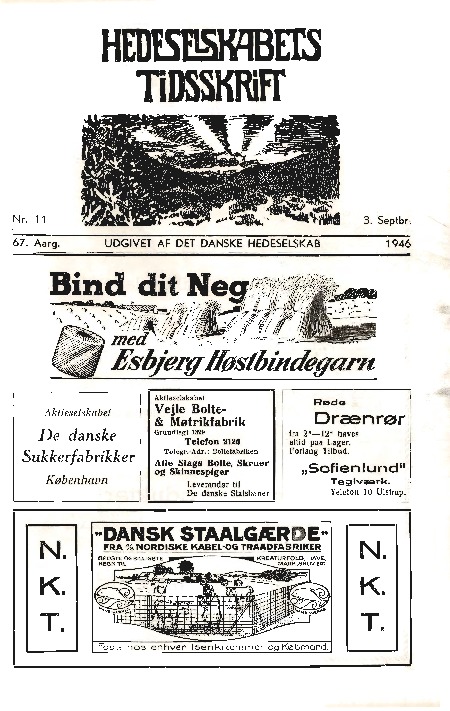 Hedeselskabets Tidsskrift - Nr. 11 1946