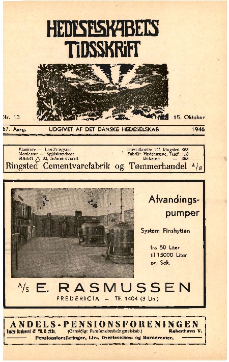 Hedeselskabets Tidsskrift - Nr. 13 1946