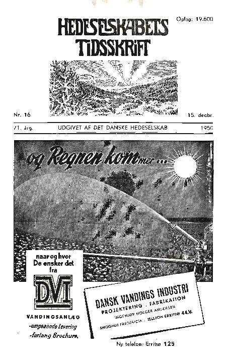 Hedeselskabets Tidsskrift - Nr. 16 1950