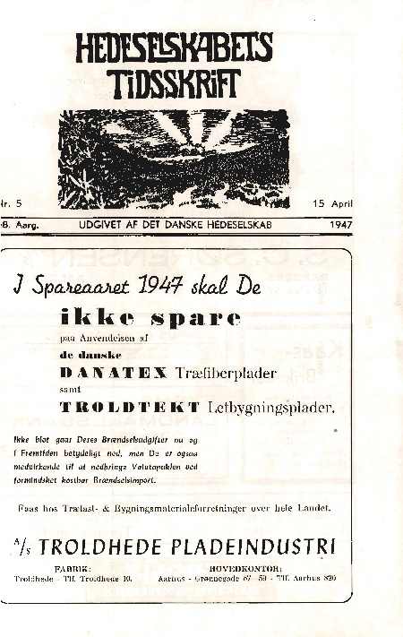 Hedeselskabets Tidsskrift - Nr. 5 1947