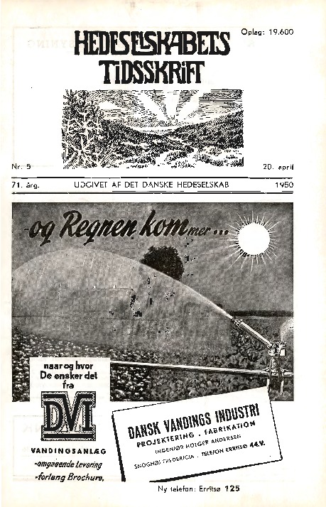 Hedeselskabets Tidsskrift - Nr. 5 1950