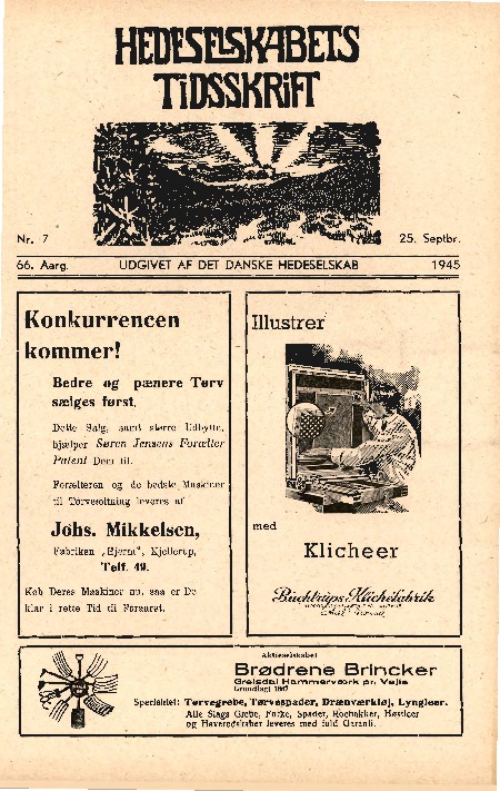 Hedeselskabets Tidsskrift - Nr. 7 1945
