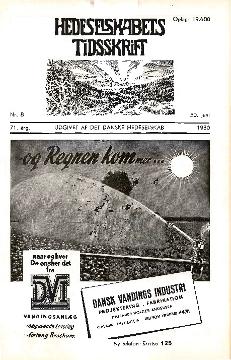 Hedeselskabets Tidsskrift - Nr. 8 1950