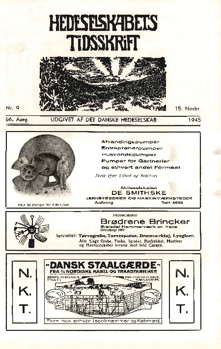Hedeselskabets Tidsskrift - Nr. 9 1945