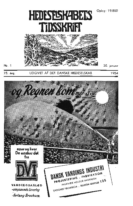 Hedeselskabets Tidsskrift - Nr. 1 1954