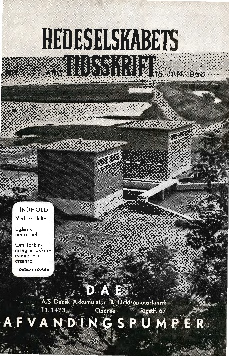Hedeselskabets Tidsskrift - Nr. 1 1956