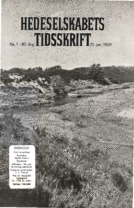 Hedeselskabets Tidsskrift - Nr. 1 1959