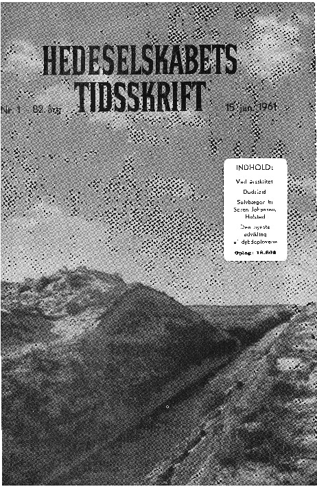 Hedeselskabets Tidsskrift - Nr. 1 1961