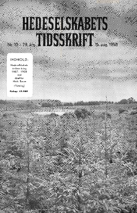 Hedeselskabets Tidsskrift - Nr. 10 1958