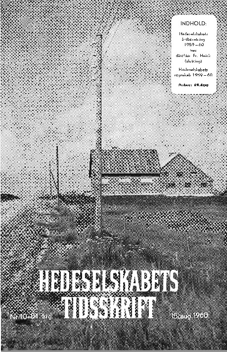 Hedeselskabets Tidsskrift - Nr. 10 1960