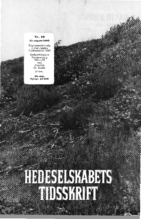 Hedeselskabets Tidsskrift - Nr. 10 1965