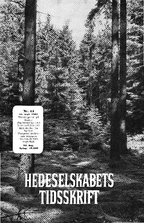 Hedeselskabets Tidsskrift - Nr. 11 1962