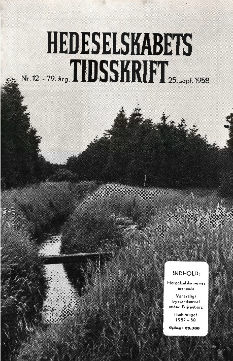 Hedeselskabets Tidsskrift - Nr. 12 1958
