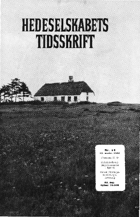 Hedeselskabets Tidsskrift - Nr. 14 1962
