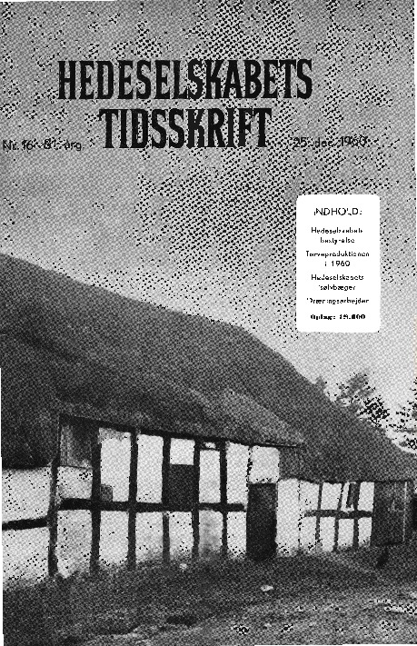 Hedeselskabets Tidsskrift - Nr. 16 1960