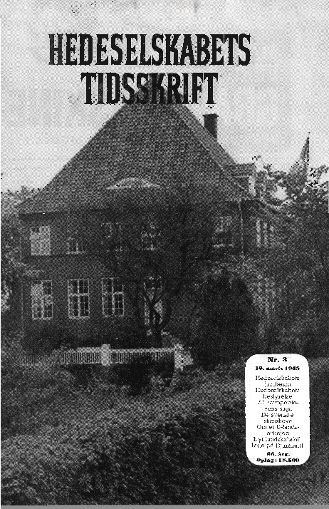 Hedeselskabets Tidsskrift - Nr. 3 1965