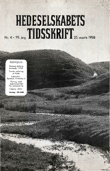 Hedeselskabets Tidsskrift - Nr. 4 1958