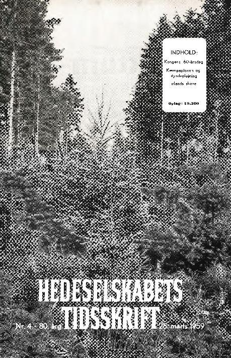 Hedeselskabets Tidsskrift - Nr. 4 1959