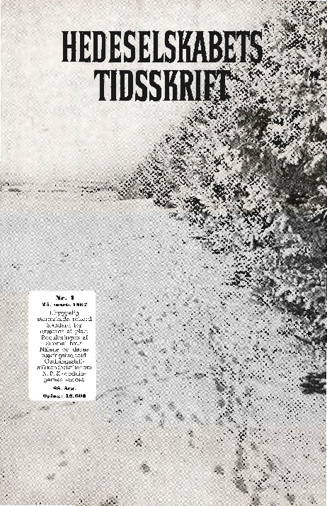 Hedeselskabets Tidsskrift - Nr. 4 1967