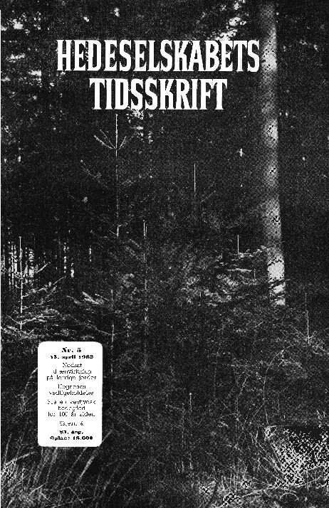 Hedeselskabets Tidsskrift - Nr. 5 1962
