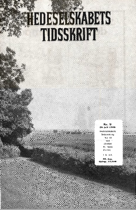 Hedeselskabets Tidsskrift - Nr. 9 1968