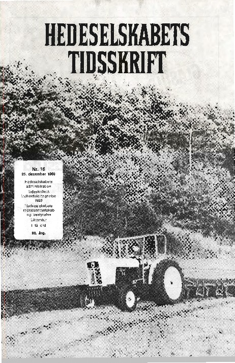 Hedeselskabets Tidsskrift - Nr. 16 1969