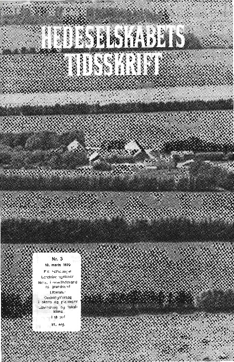 Hedeselskabets Tidsskrift - Nr. 3 1970